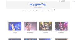 Desktop Screenshot of popshot.nl